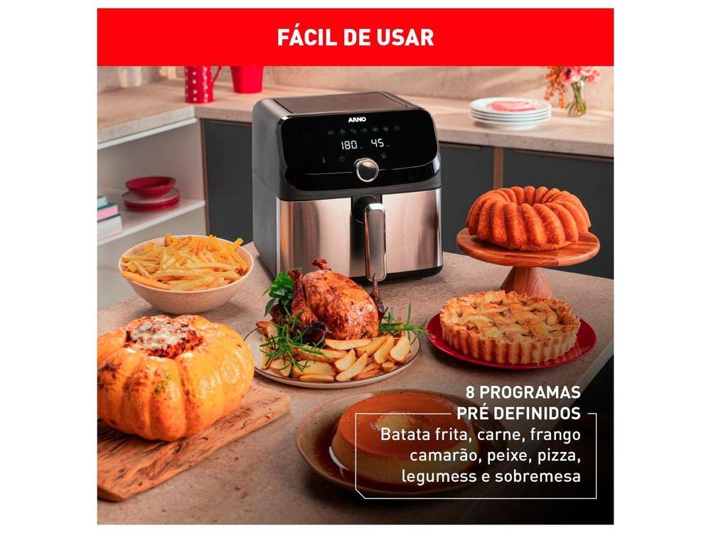 Air Fryer Arno Expert Maxxi AFD7 com Timer Inox 7,5L - 24