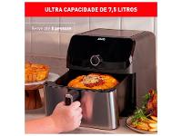 Air Fryer Arno Expert Maxxi AFD7 com Timer Inox 7,5L - 22