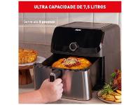 Air Fryer Arno Expert Maxxi AFD7 com Timer Inox 7,5L - 30