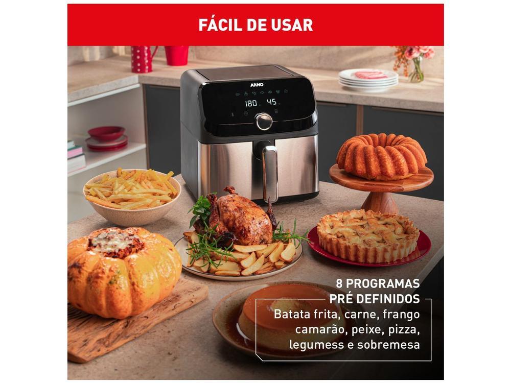 Air Fryer Arno Expert Maxxi AFD7 com Timer Inox 7,5L - 14
