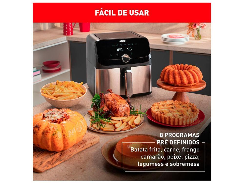 Air Fryer Arno Expert Maxxi AFD7 com Timer Inox 7,5L - 24