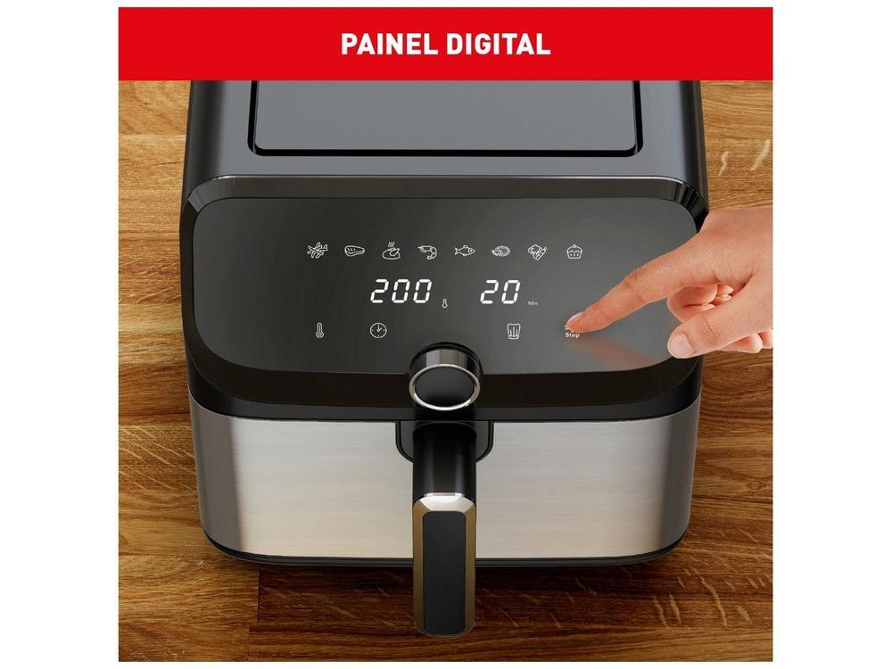 Fritadeira sem Óleo Airfryer Arno Mega 7,5L Digital Inox AFD7 - 5