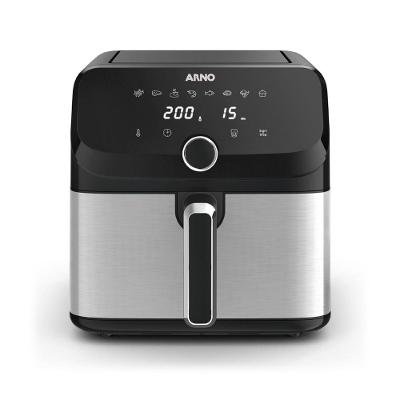 Fritadeira sem Óleo Airfryer Arno Mega 7,5L Digital Inox AFD7