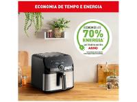 Air Fryer Arno Expert Maxxi AFD7 com Timer Inox 7,5L - 8