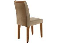 Mesa de Jantar 6 Cadeiras Retangular Imbuia e Off White Tampo de MDF Rufato Jade - 5