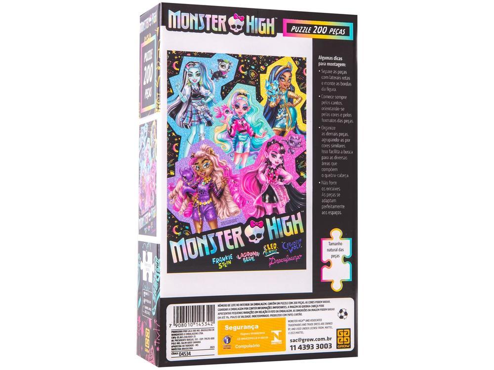 Quebra-cabeça 200 Peças Puzzle Monster High - 6