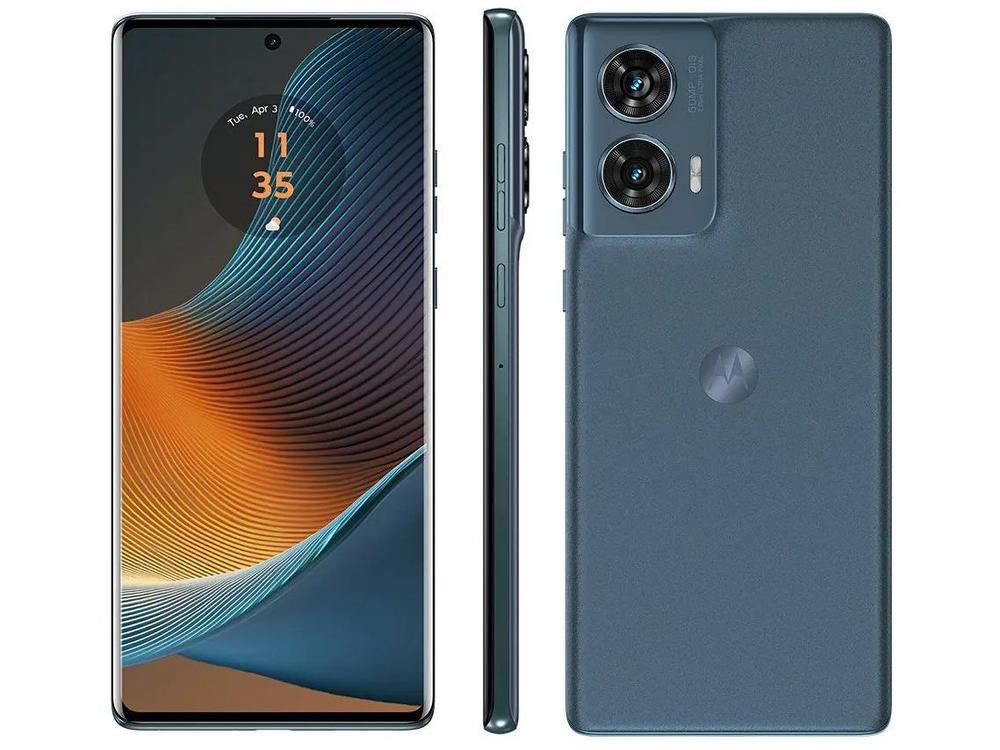 Smartphone Motorola Edge 50 Fusion 256GB Blue Teal 5G 8GB RAM 6,7" Câmera Sony Dupla Selfie 32MP Dual Chip - 19