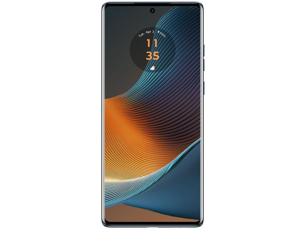 Smartphone Motorola Edge 50 Fusion 256GB Blue Teal 5G 8GB RAM 6,7" Câmera Sony Dupla Selfie 32MP Dual Chip - 26