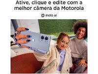 Smartphone Motorola Edge 50 Fusion 256GB Light Blue Vegan Leather 5G 8GB RAM 6,7" Câmera Sony Dupla Selfie 32MP Dual Chip - 16