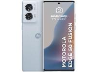 Smartphone Motorola Edge 50 Fusion 256GB Light Blue Vegan Leather 5G 8GB RAM 6,7" Câmera Sony Dupla Selfie 32MP Dual Chip - 23