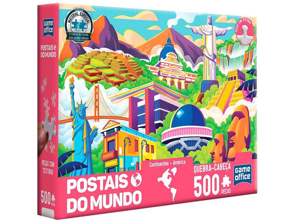 Quebra-cabeça 500 Peças Game Office América - 11