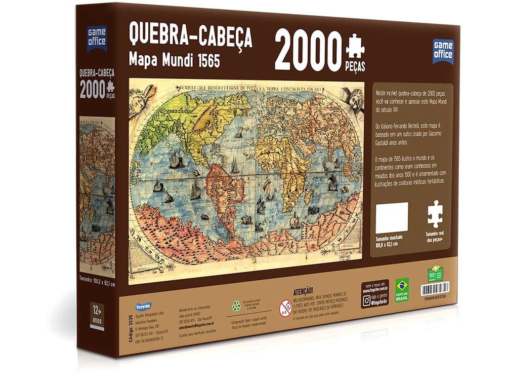 Quebra-cabeça 2000 Peças Game Office  - 9