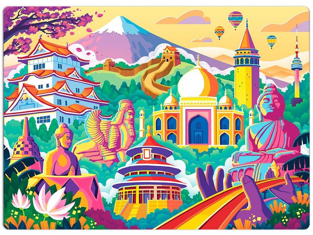 Quebra-cabeça 500 Peças Game Office Ásia - 13