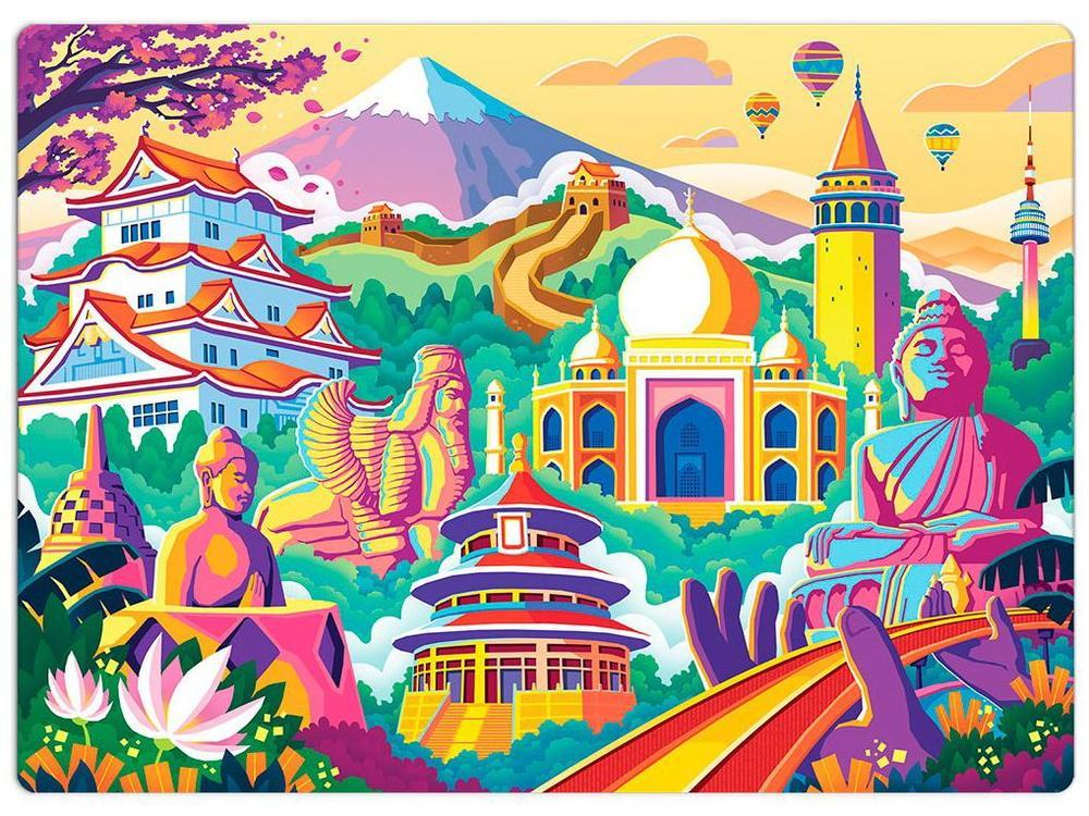 Quebra-cabeça 500 Peças Game Office Ásia - 3