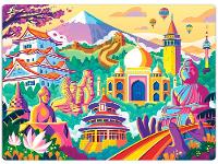 Quebra-cabeça 500 Peças Game Office Ásia - 13