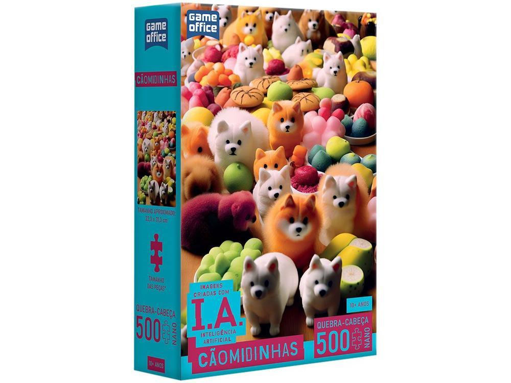 Quebra-cabeça 500 peças Game Office IA Cãomidinhas - 10