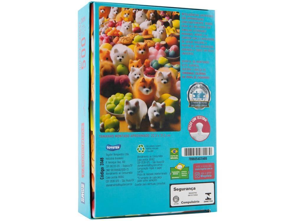 Quebra-cabeça 500 peças Game Office IA Cãomidinhas - 5