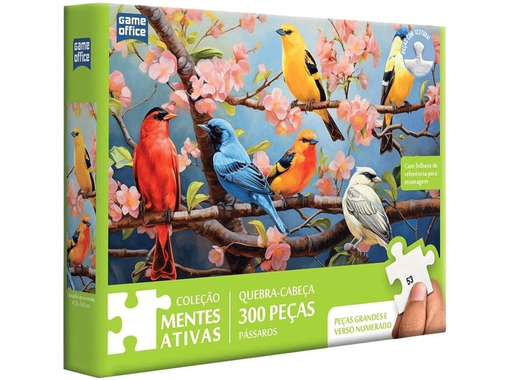 Quebra-cabeça 300 Peças Game Office Pássaros - 11