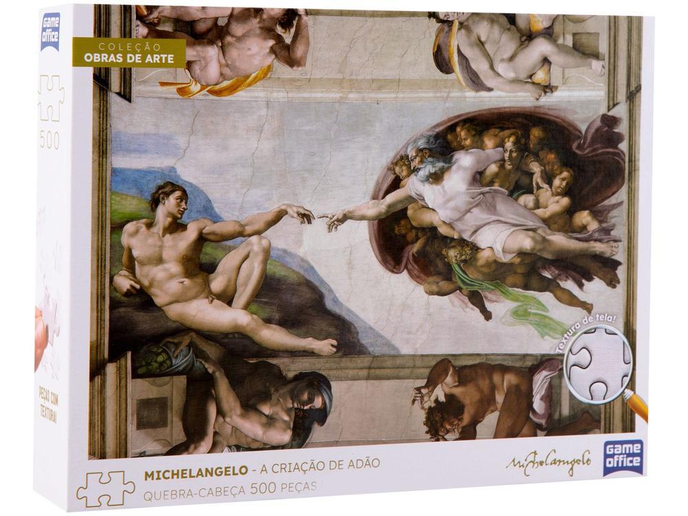 Quebra-cabeça 500 Peças Game Office Michelangelo - 1