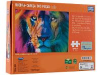 Quebra-cabeça 500 Peças Game Office Leão - 6