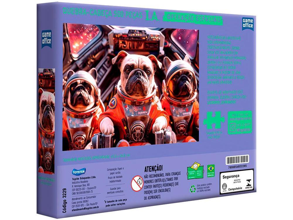 Quebra-cabeça 500 Peças Game Office  - 14