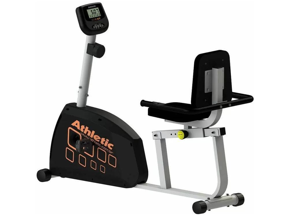 Bicicleta Ergométrica Horizontal Athletic CLBH10 Magnética 150kg - 14