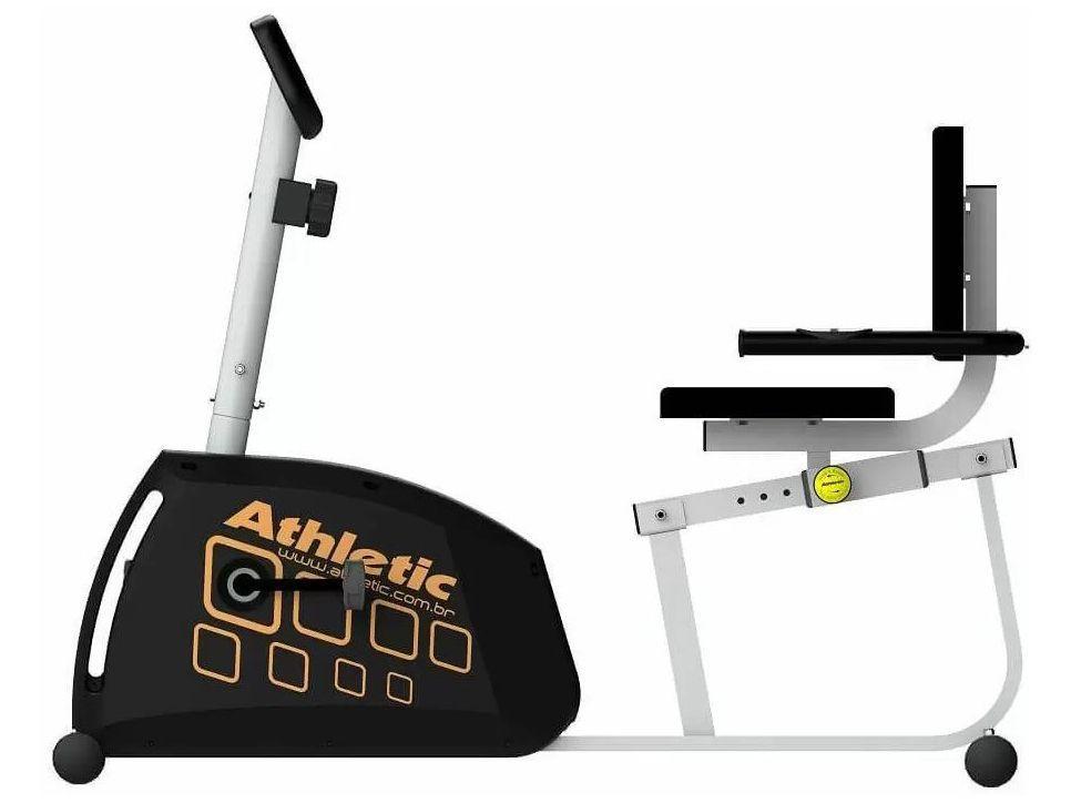 Bicicleta Ergométrica Horizontal Athletic CLBH10 Magnética 150kg - 3