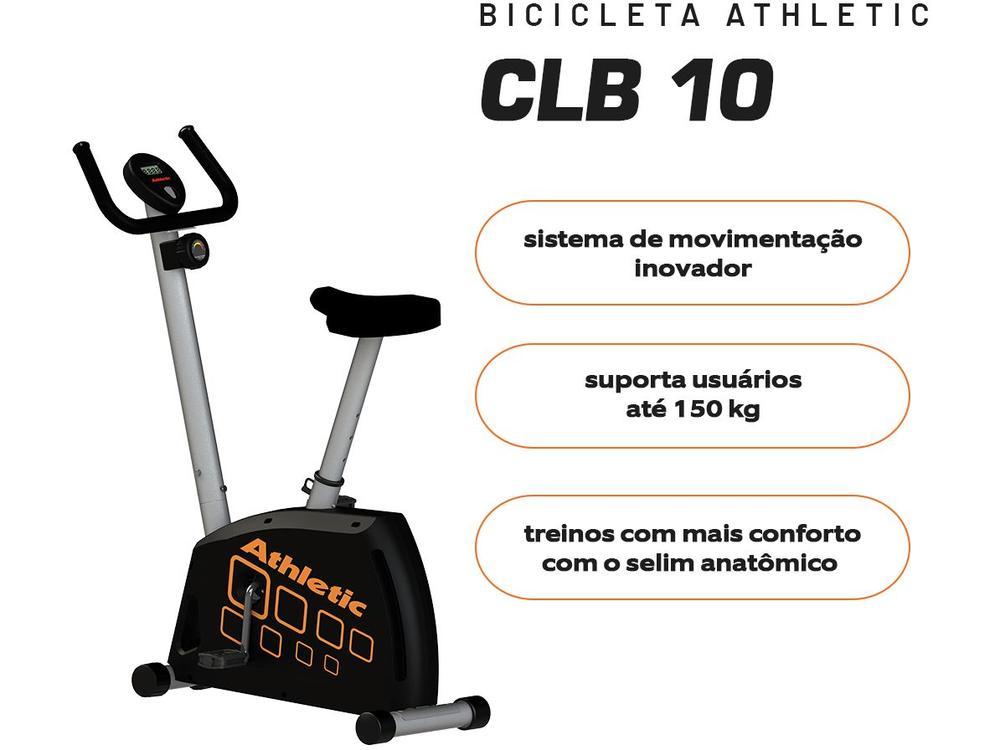 Bicicleta Ergométrica Athletic CLB 10 Magnética 150kg - 13
