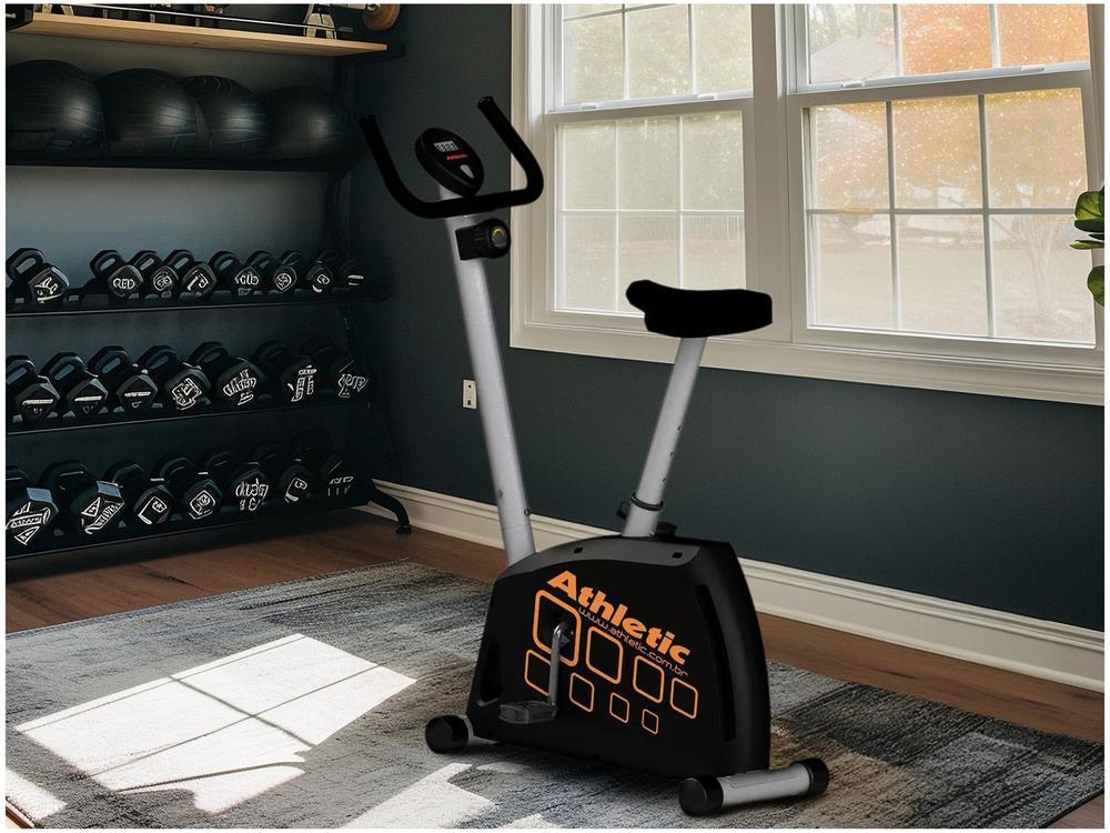 Bicicleta Ergométrica Athletic CLB 10 Magnética 150kg - 2