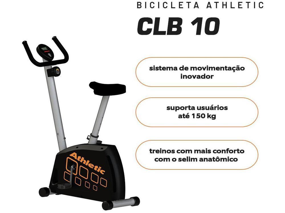 Bicicleta Ergométrica Athletic CLB 10 Magnética 150kg - 8
