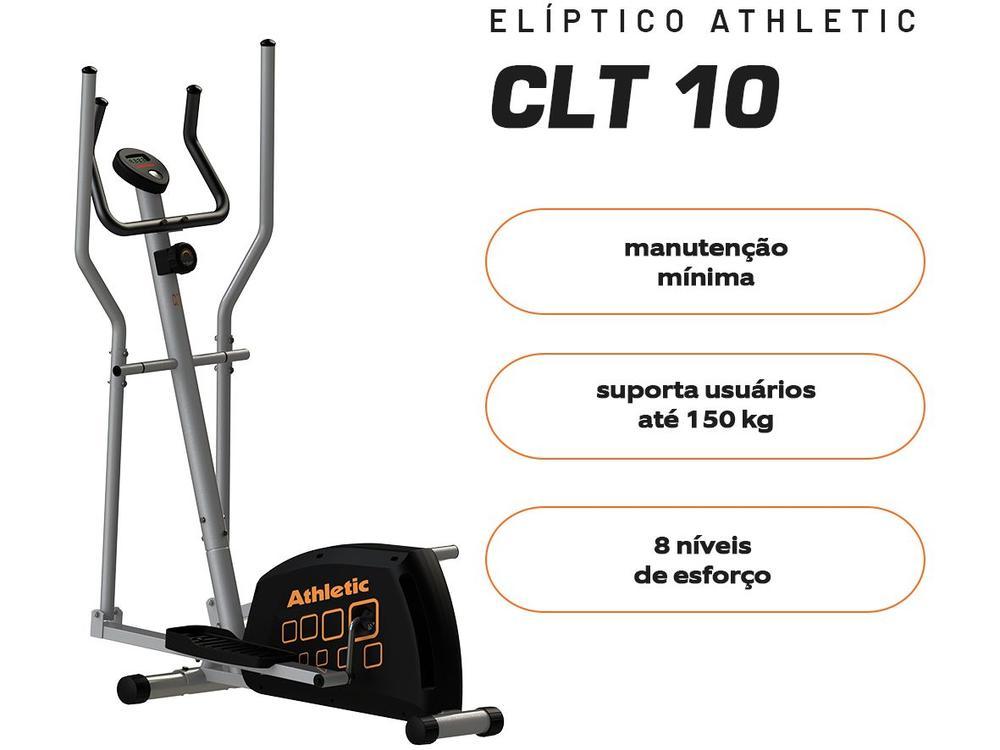 Elíptico Magnético Athletic CLT 10 8 Níveis de Esforço - 13