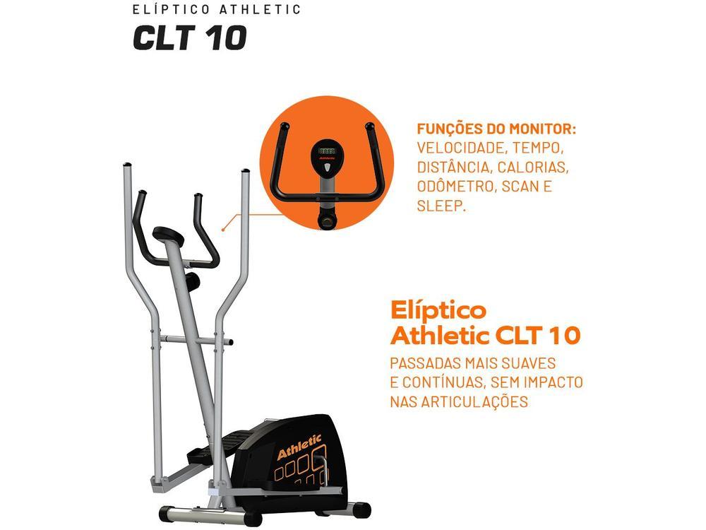 Elíptico Magnético Athletic CLT 10 8 Níveis de Esforço - 15