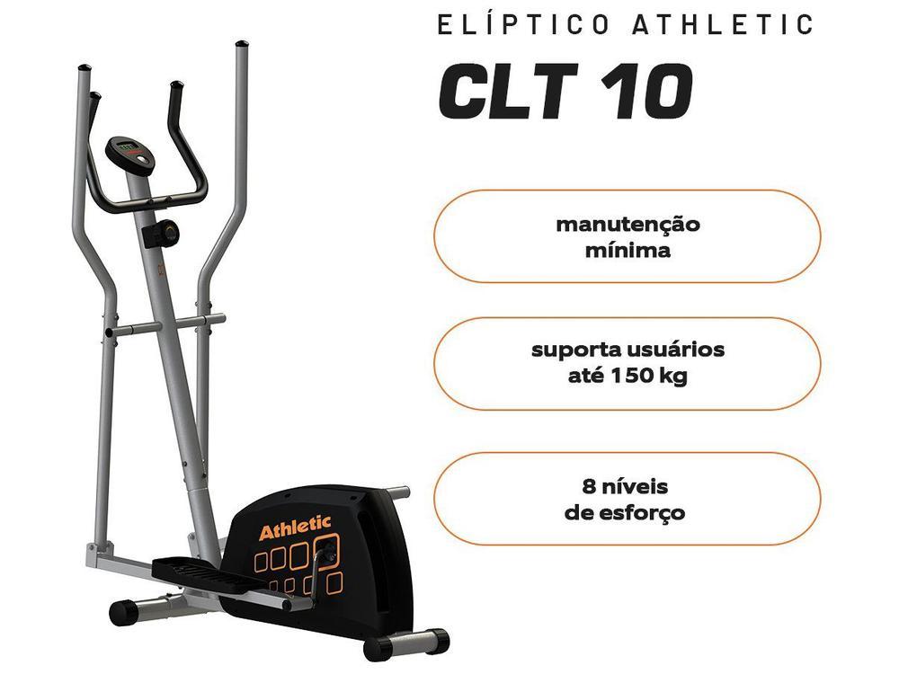 Elíptico Magnético Athletic CLT 10 8 Níveis de Esforço - 8