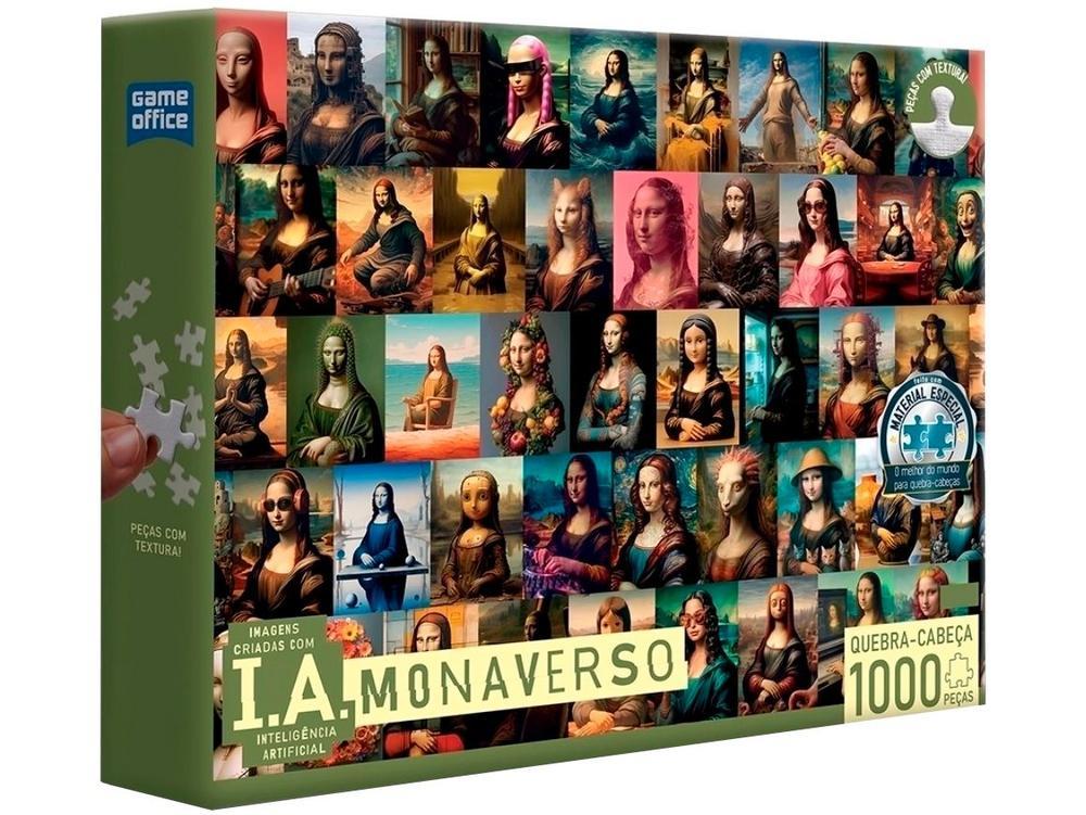 Quebra-cabeça 1000 Peças Game Office IA Monaverso - 11