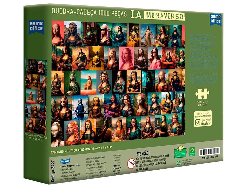 Quebra-cabeça 1000 Peças Game Office IA Monaverso - 12