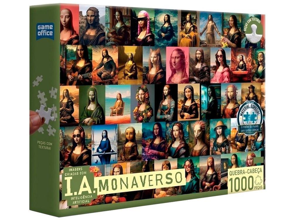 Quebra-cabeça 1000 Peças Game Office IA Monaverso - 1