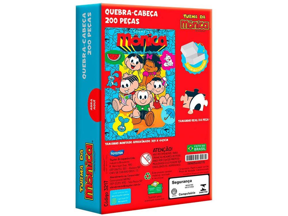 Quebra-cabeça 200 Peças Jak Turma da Mônica - 10