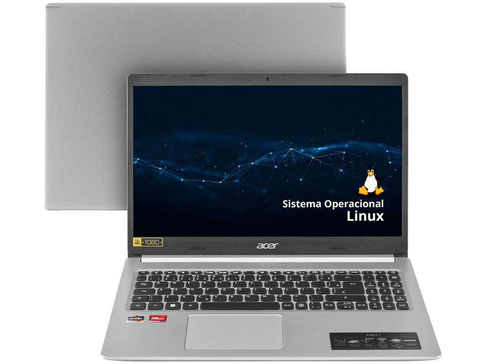 Notebook Acer Aspire 5 A515-45-R36L AMD Ryzen R7 12GB RAM SSD 512 GB  15,6" Full HD Linux NX.AYDAL.00N - 1