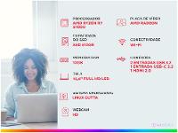 Notebook Acer Aspire 5 A515-45-R36L AMD Ryzen R7 12GB RAM SSD 512 GB  15,6" Full HD Linux NX.AYDAL.00N - 2