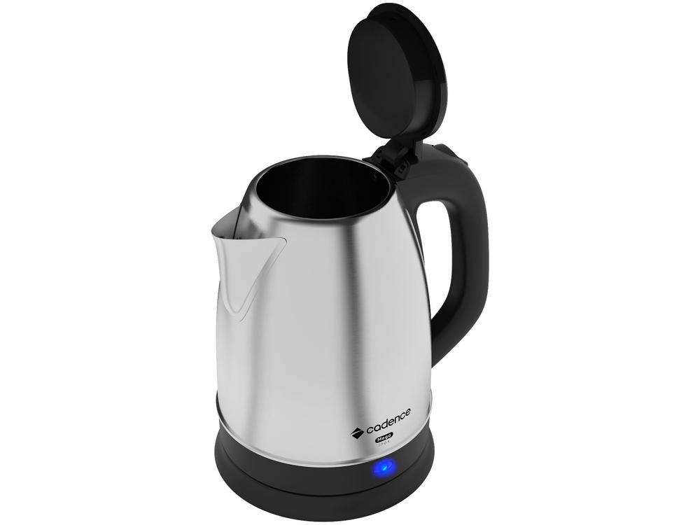Chaleira Elétrica Cadence Mega Prata e Preto 1,9L - 3