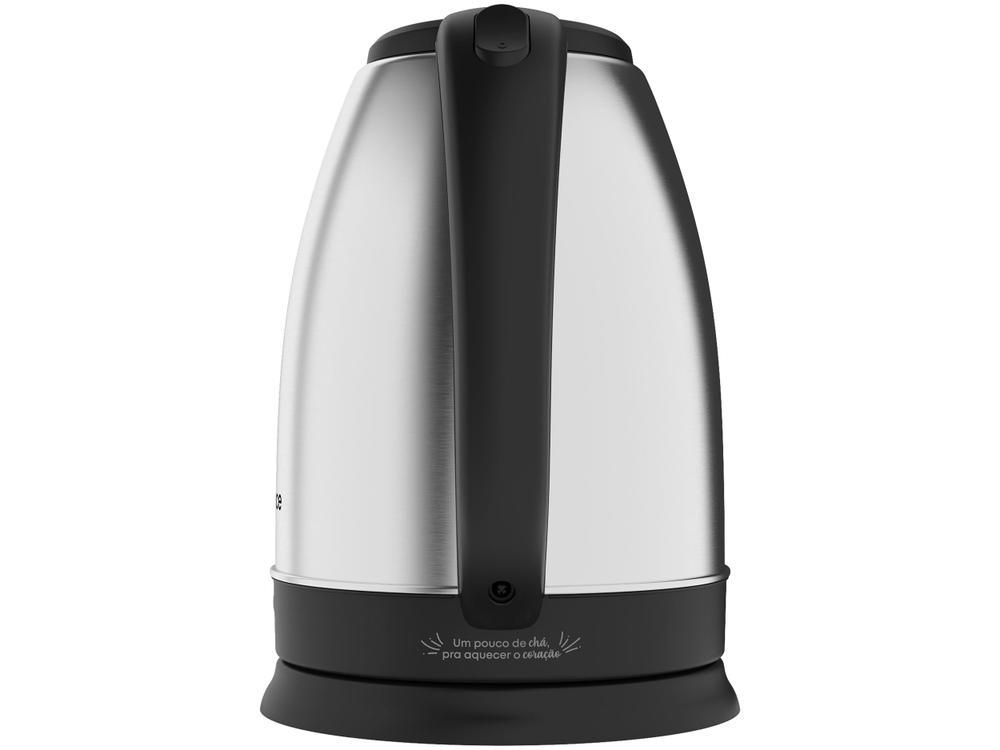 Chaleira Elétrica Cadence Mega Prata e Preto 1,9L - 7