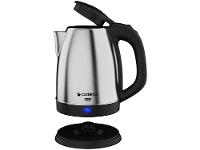 Chaleira Elétrica Cadence Mega Prata e Preto 1,9L - 6