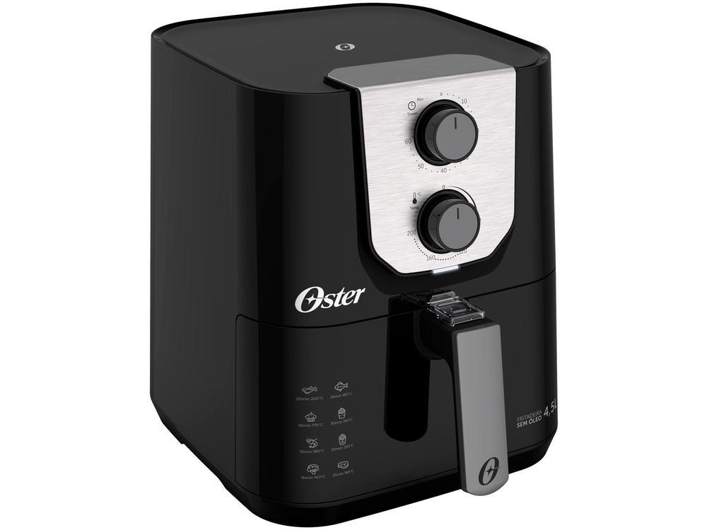 Air Fryer Oster Black Perform Preta com Timer 4,5L - 13