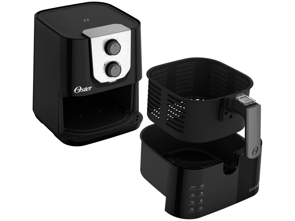Air Fryer Oster Black Perform Preta com Timer 4,5L - 15