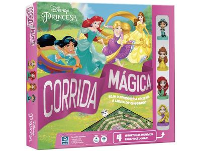 Jogo Corrida Mágica Tabuleiro Disney Princesa