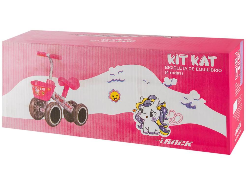Bicicleta de Equilíbrio Infantil TK3 Track Kit Kat Branca e Pink - 14