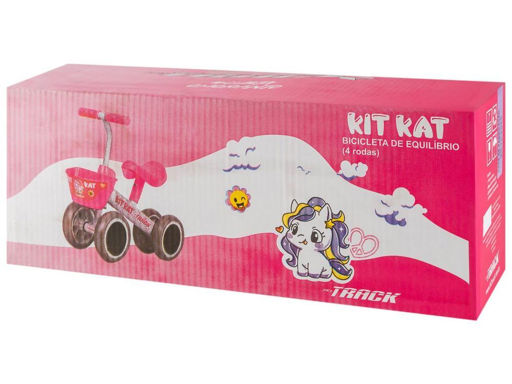 Bicicleta de Equilíbrio Infantil TK3 Track Kit Kat Branca e Pink - 7