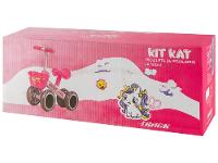 Bicicleta de Equilíbrio Infantil TK3 Track Kit Kat Branca e Pink - 7