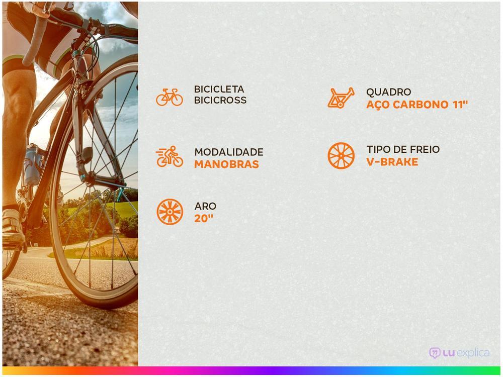 Bicicleta Aro 20" TK3 Track Impact Freestyle Freio V-Brake Aço carbono - 3