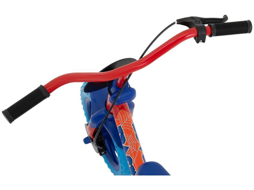 Bicicleta Infantil Aro 12 TK3 Track Arco Íris Vermelho e Azul com Rodinhas - 15